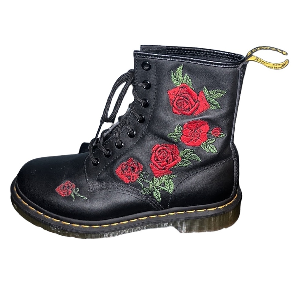 Dr. Martens Air Wave Women’s 1460 Vonda Floral Lace Up Boots US 8 - Picture 6 of 9